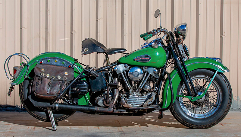 Harley knuckle greenie